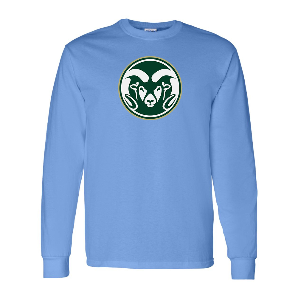 Men's Colorado State Rams Gildan Heavy Cotton Long Sleeve T-Shirt