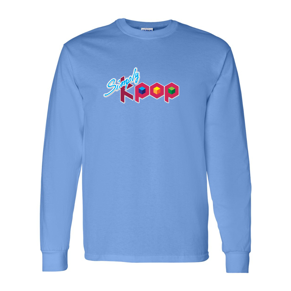 Men's Simply Kpop Gildan Heavy Cotton Long Sleeve T-Shirt