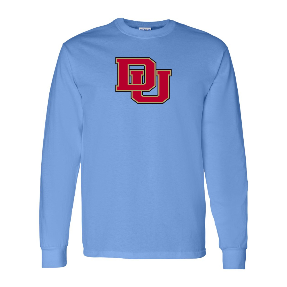 Men's Denver Pioneers Gildan Heavy Cotton Long Sleeve T-Shirt