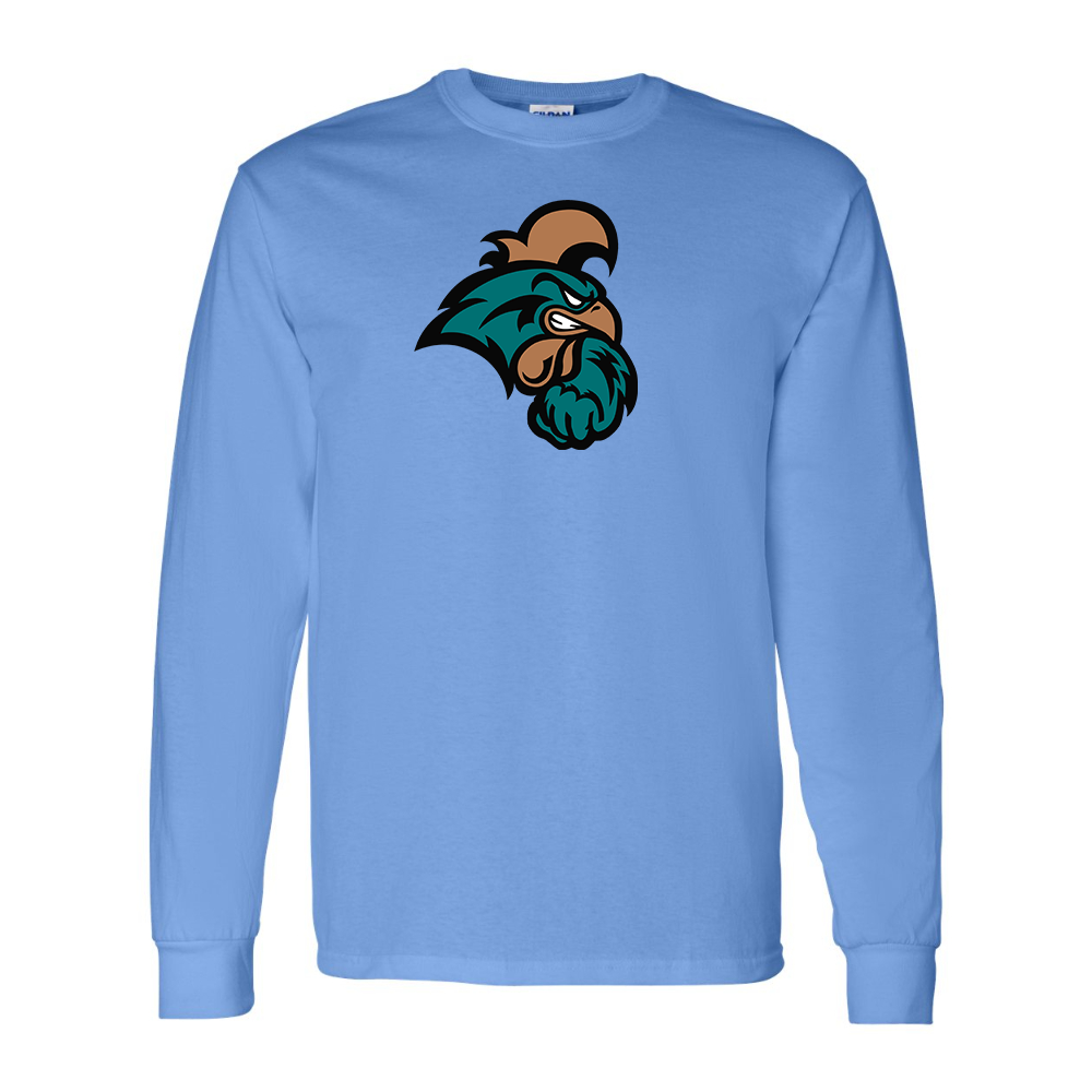 Men's Coastal Carolina Chanticleers Gildan Heavy Cotton Long Sleeve T-Shirt