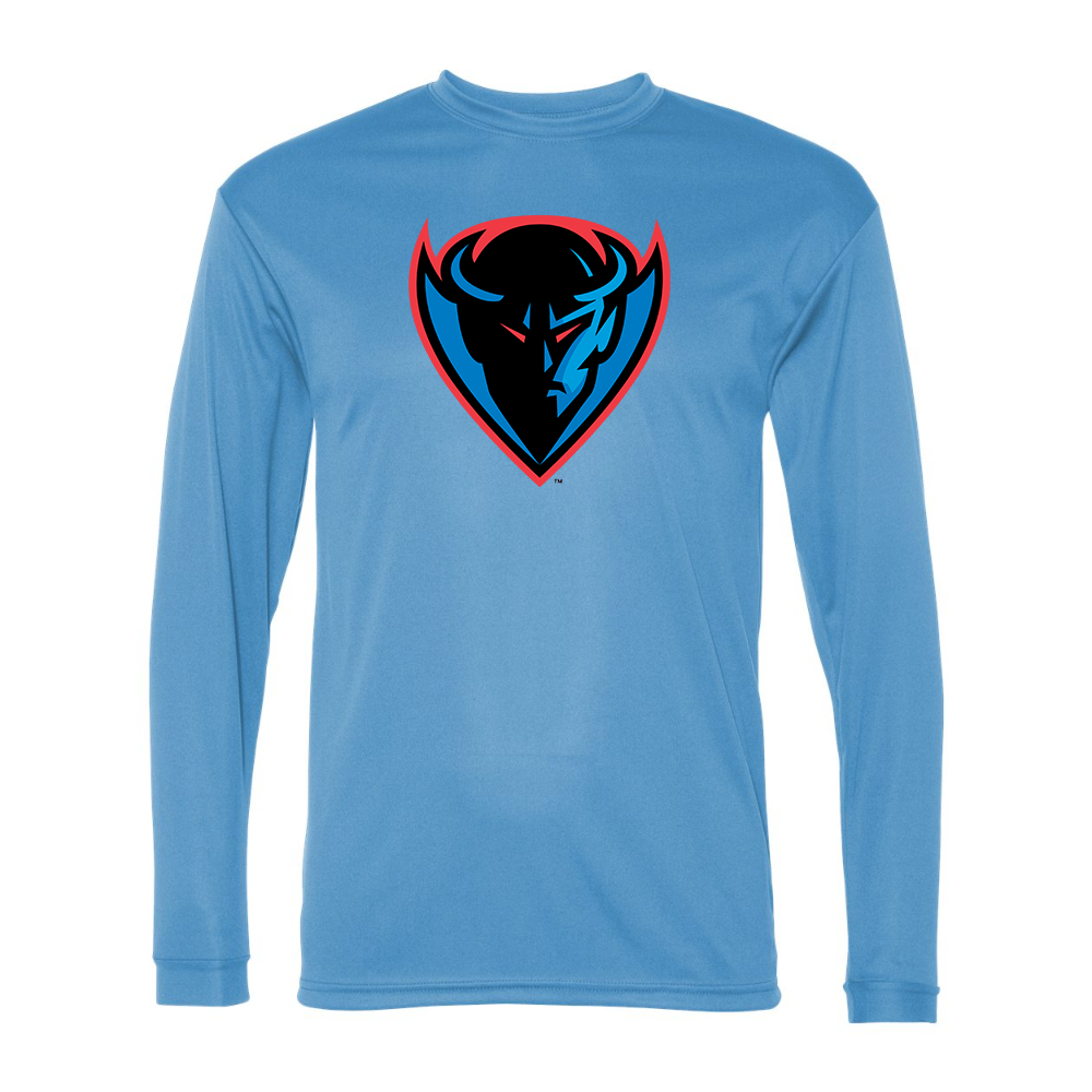 Men's DePaul Blue Demons Performance Long Sleeve T-Shirt