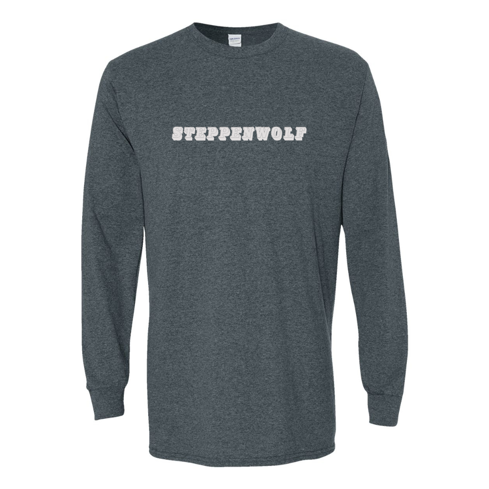 Men's Steppen wolf Gildan Heavy Cotton Long Sleeve T-Shirt