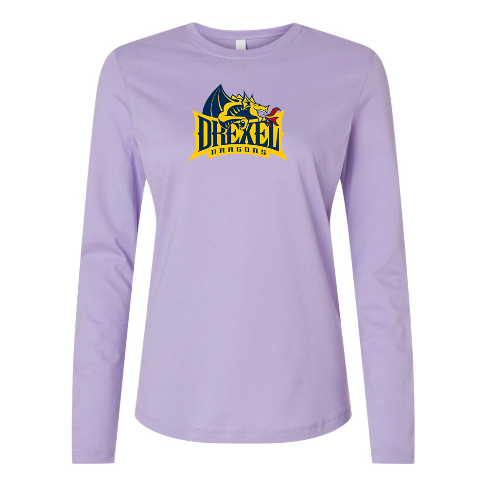 BELLA CANVAS Drexel Dragons Jersey Long Sleeve Tee