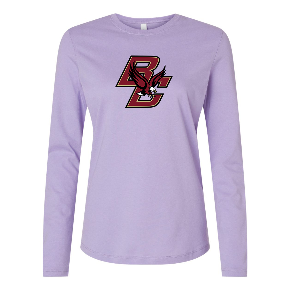 BELLA CANVAS Boston College Eagles Jersey Long Sleeve Tee