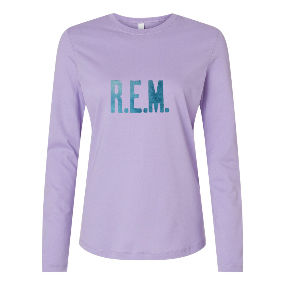 BELLA CANVAS R.E.M. Blue Jersey Long Sleeve Tee