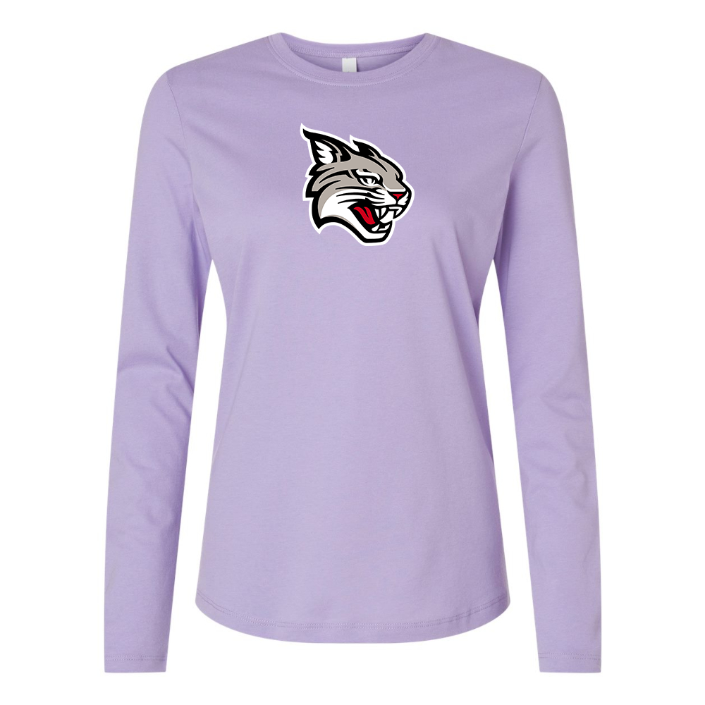 BELLA CANVAS Davidson Wildcats Jersey Long Sleeve Tee