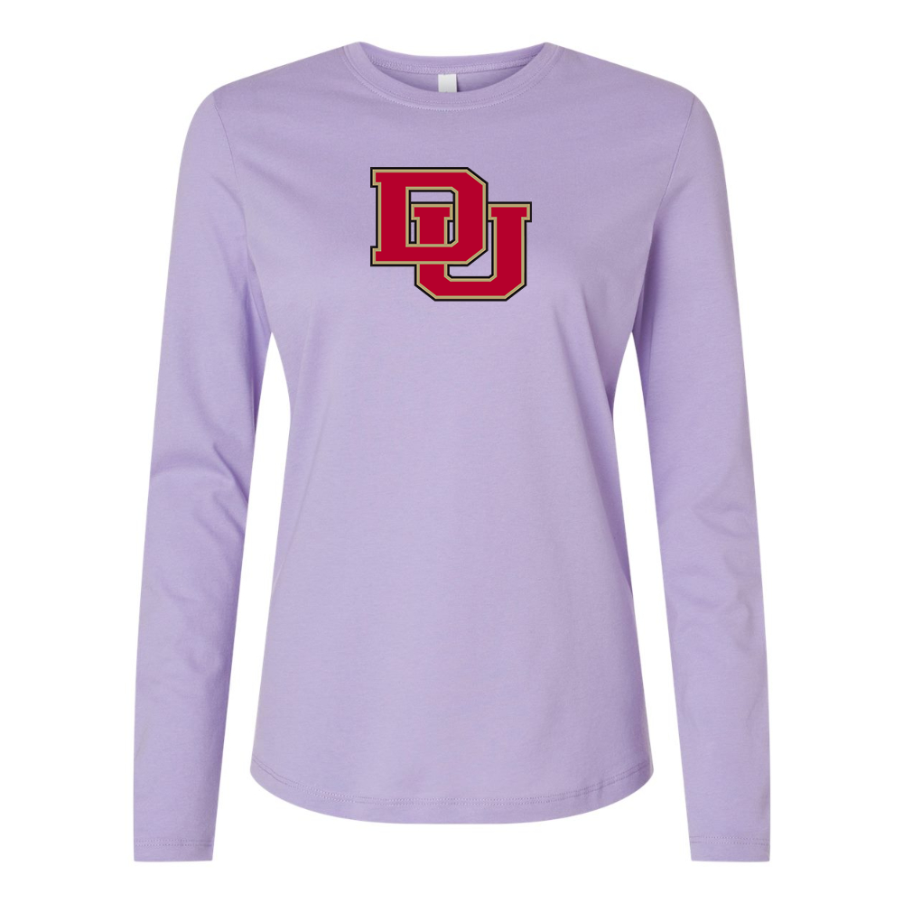 BELLA CANVAS Denver Pioneers Jersey Long Sleeve Tee