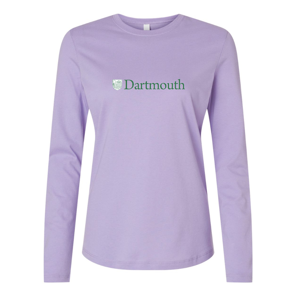 BELLA CANVAS Dartmouth College Jersey Long Sleeve Tee