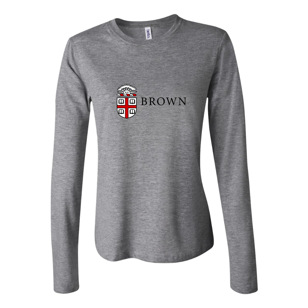BELLA CANVAS Brown University Jersey Long Sleeve Tee
