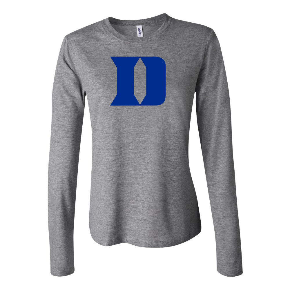 BELLA CANVAS Duke Blue Devils Jersey Long Sleeve Tee
