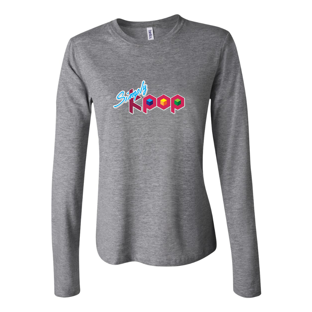 BELLA CANVAS Simply Kpop Jersey Long Sleeve Tee