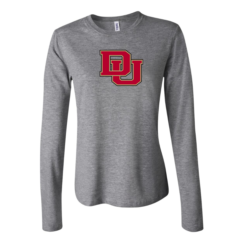 BELLA CANVAS Denver Pioneers Jersey Long Sleeve Tee