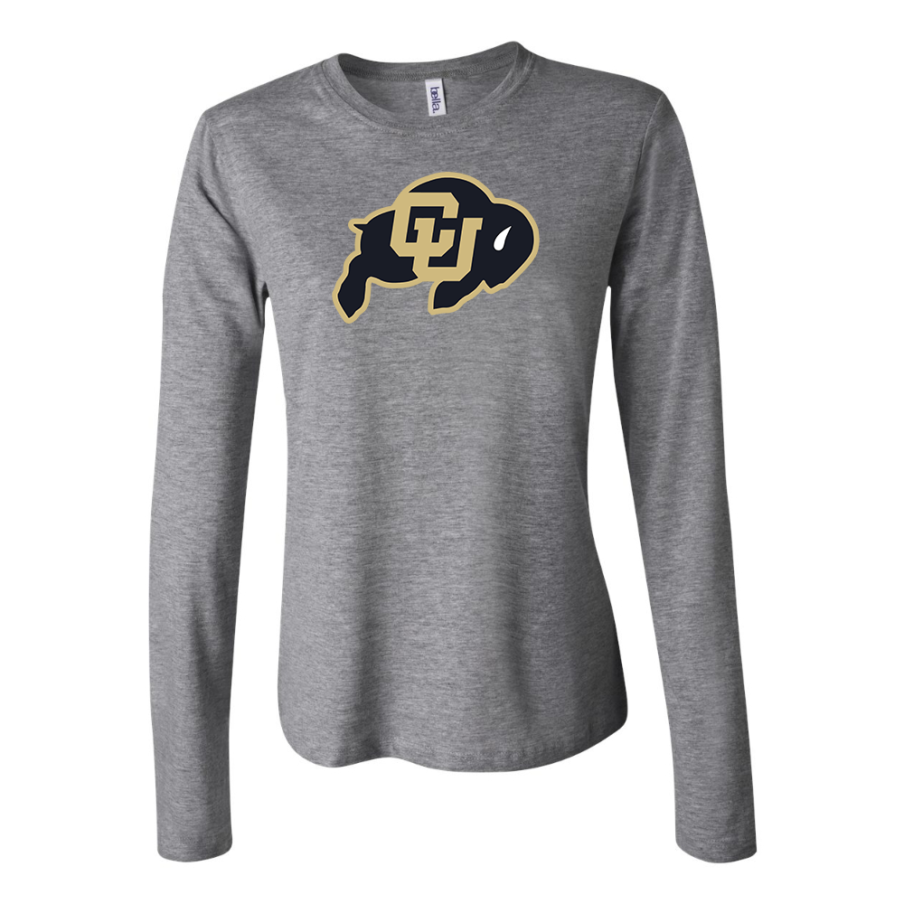 BELLA CANVAS Colorado Buffaloes Jersey Long Sleeve Tee