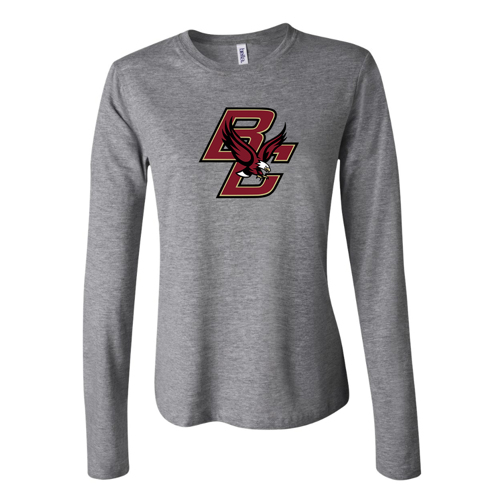 BELLA CANVAS Boston College Eagles Jersey Long Sleeve Tee