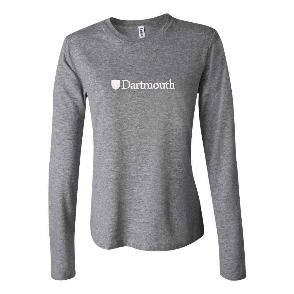 BELLA CANVAS Dartmouth College Jersey Long Sleeve Tee