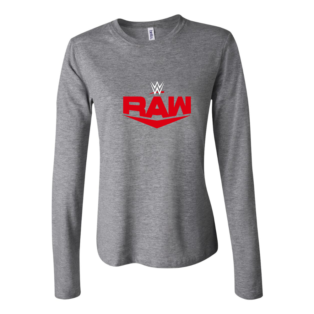 BELLA CANVAS WWE Raw Jersey Long Sleeve Tee