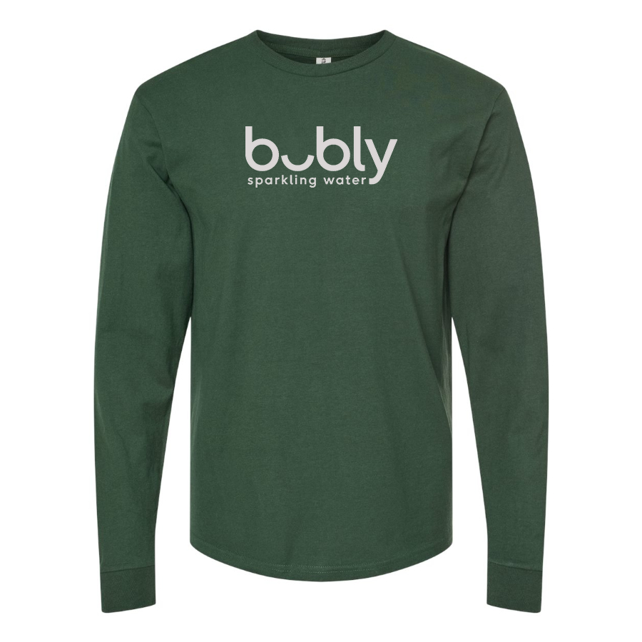 Men's Bubly Logo Cotton Long Sleeve T-Shirt