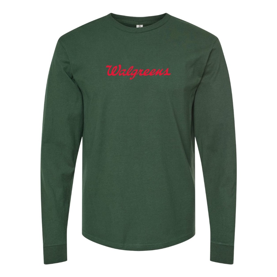 Men's Walgreens Logo Cotton Long Sleeve T-Shirt
