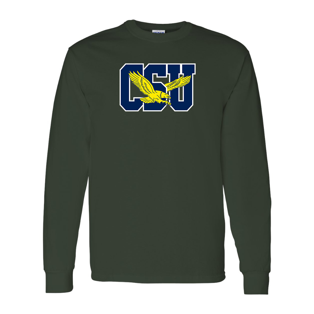 Men's Coppin State Eagles Gildan Heavy Cotton Long Sleeve T-Shirt