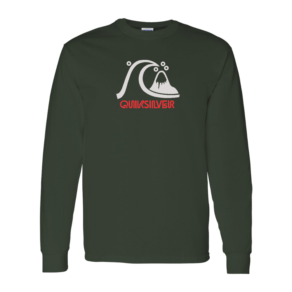 Men's Quicksilver Gildan Heavy Cotton Long Sleeve T-Shirt
