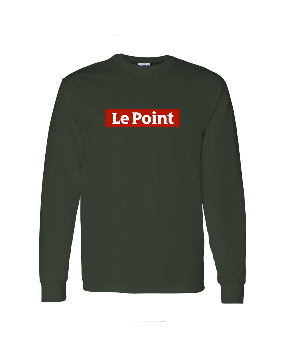 Men's Le Point Gildan Heavy Cotton Long Sleeve T-Shirt