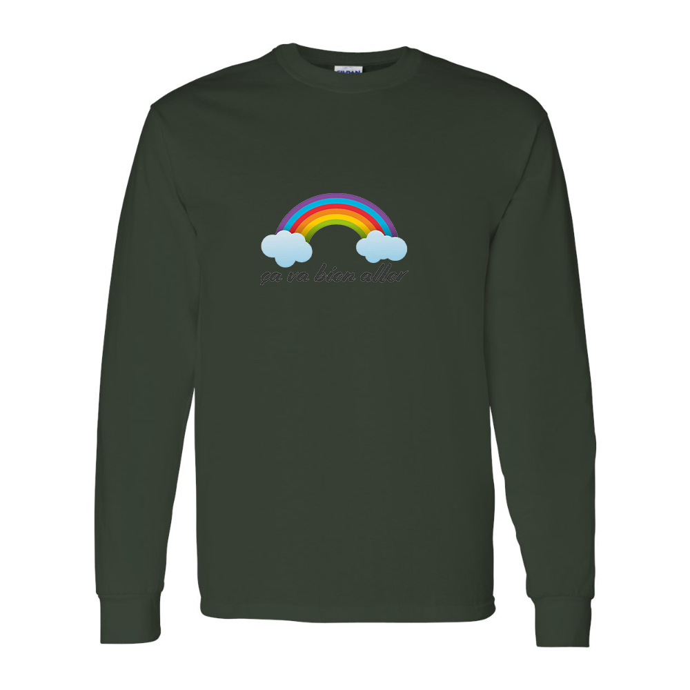 Men's Ça va bien aller Gildan Heavy Cotton Long Sleeve T-Shirt