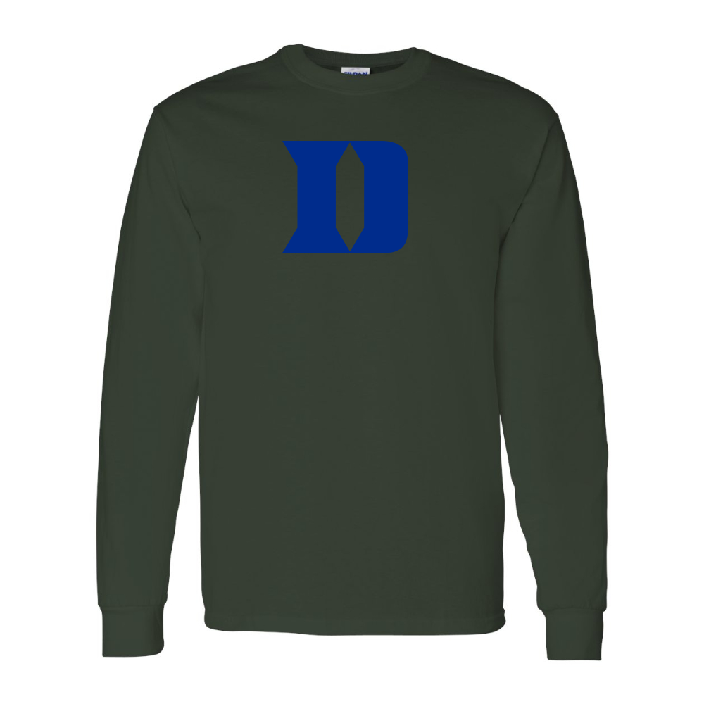 Men's Duke Blue Devils Gildan Heavy Cotton Long Sleeve T-Shirt