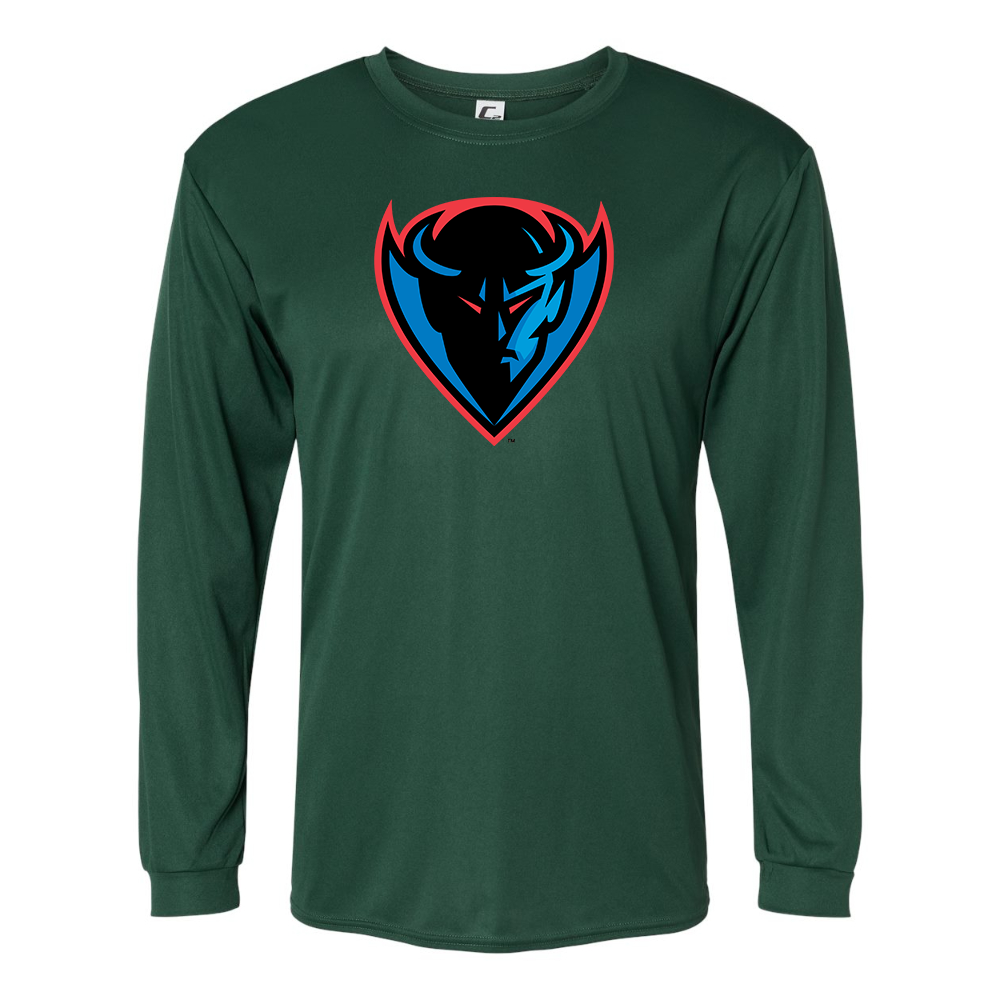 Men's DePaul Blue Demons Performance Long Sleeve T-Shirt