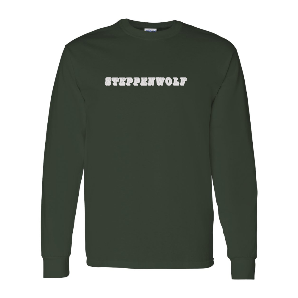 Men's Steppen wolf Gildan Heavy Cotton Long Sleeve T-Shirt