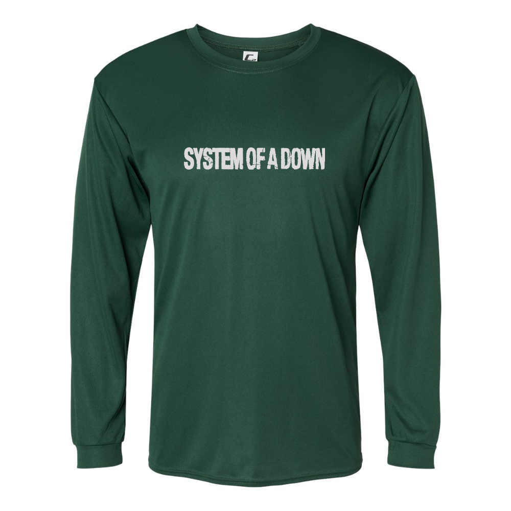 Men's System Of A Down Performance Long Sleeve T-Shirt