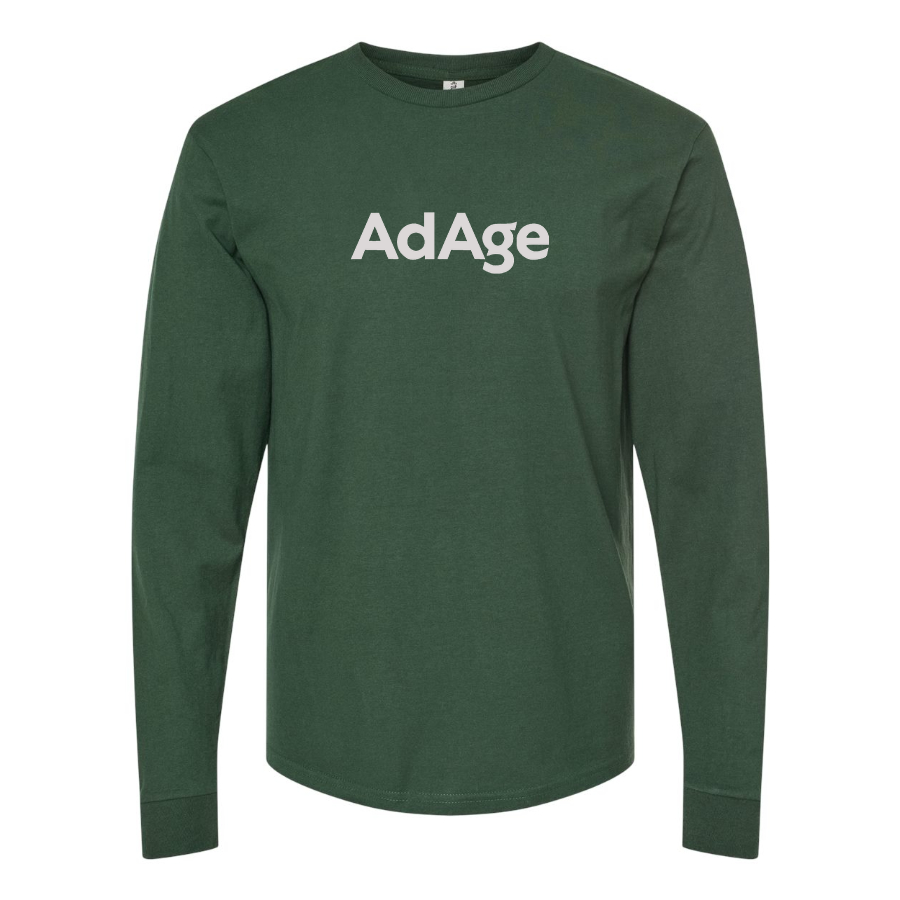 Men's AdAge Logo Cotton Long Sleeve T-Shirt