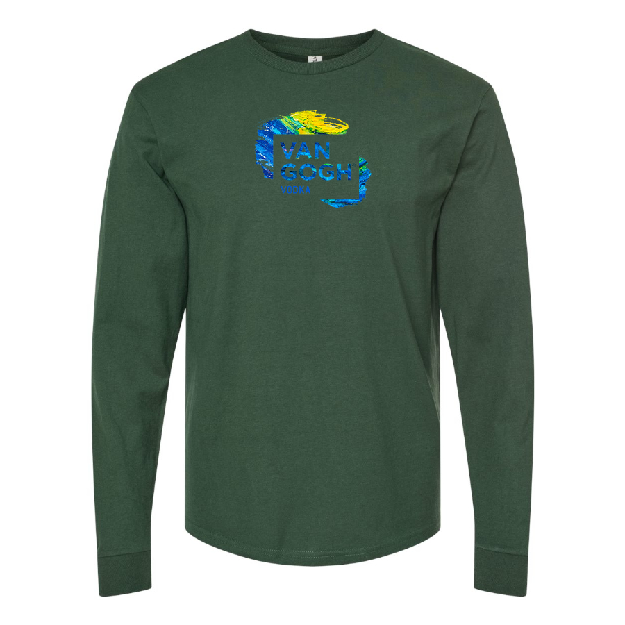 Men's Van Gogh Logo Cotton Long Sleeve T-Shirt