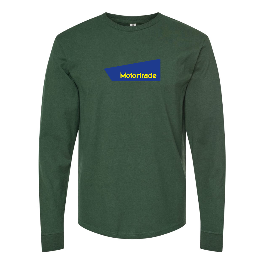 Men's Motortrade Logo Cotton Long Sleeve T-Shirt