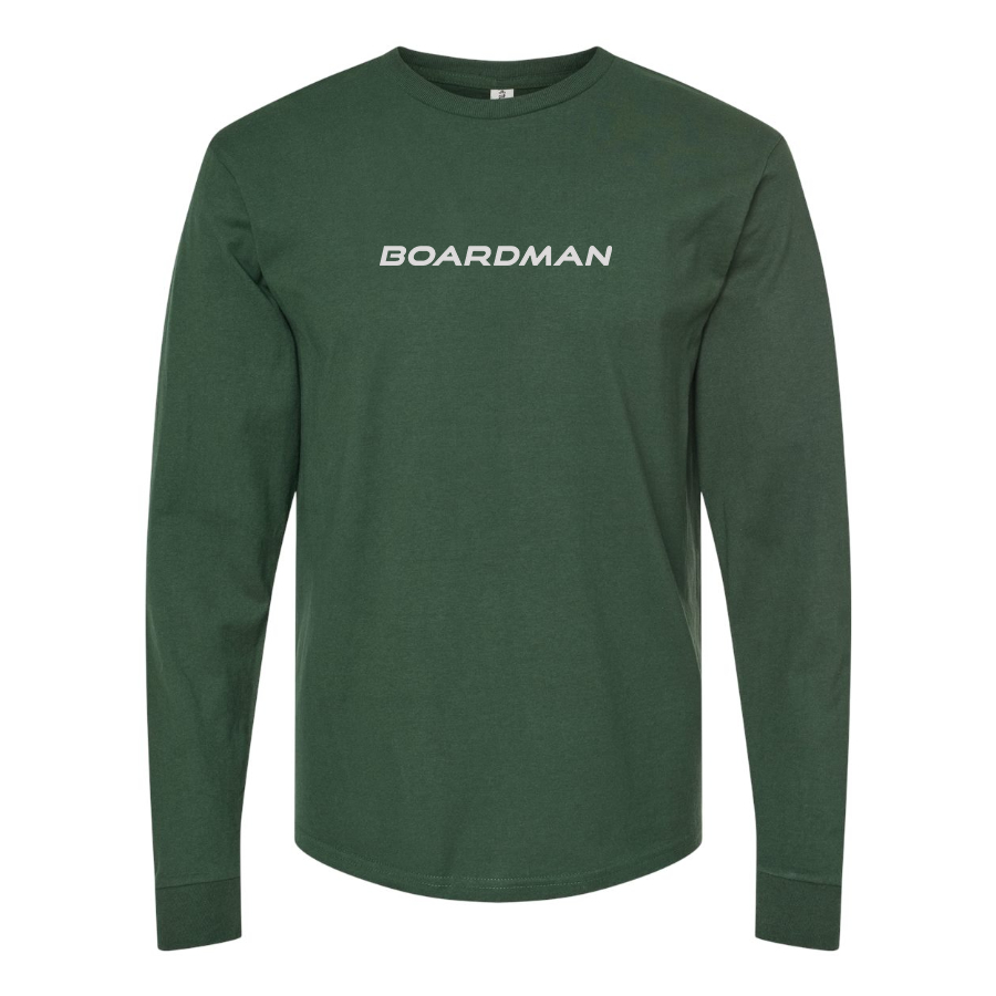 Men's Boardman Logo Cotton Long Sleeve T-Shirt