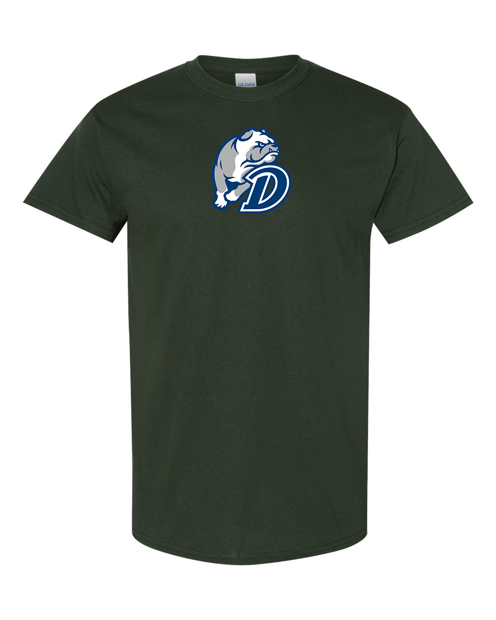 Men's Drake Bulldogs Gildan Heavy Cotton T-Shirt