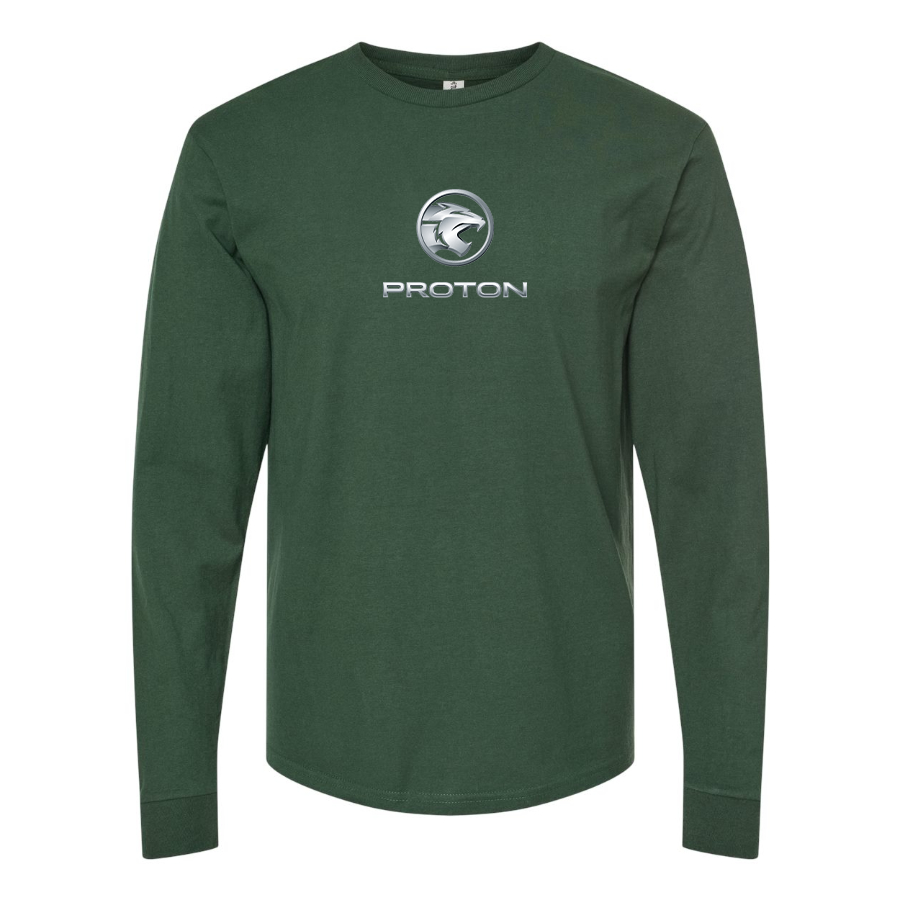 Men's Proton Logo Cotton Long Sleeve T-Shirt