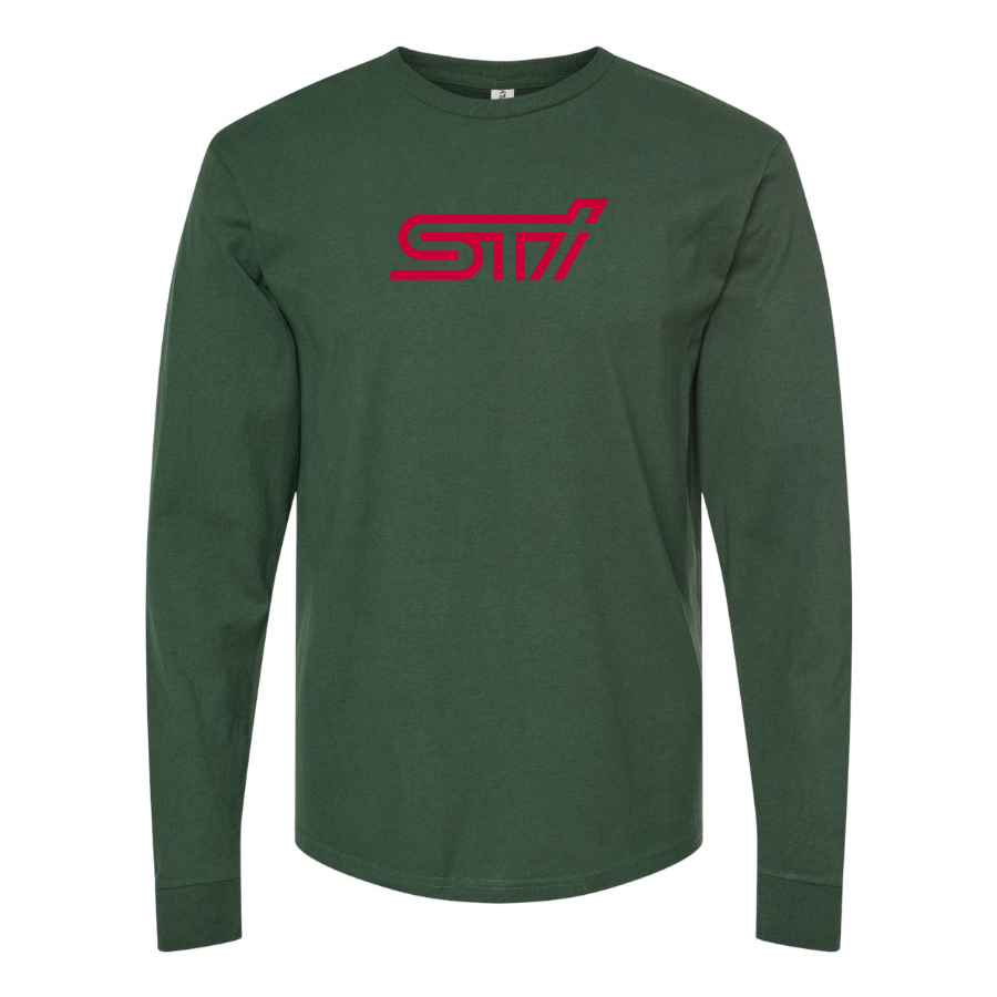 Men's STI Logo Cotton Long Sleeve T-Shirt
