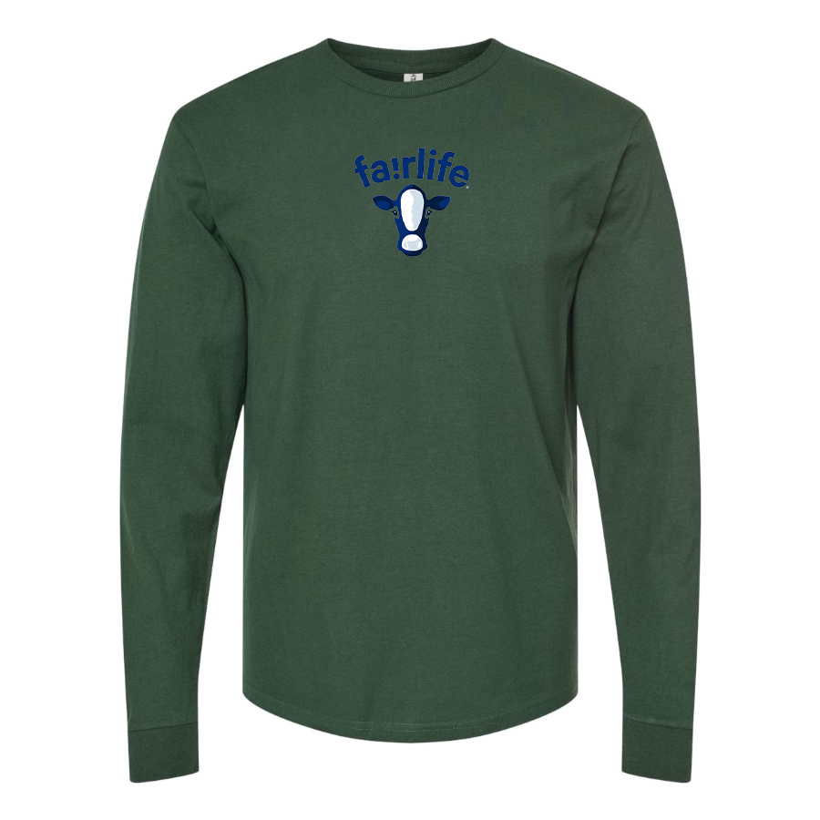 Men's Fairlife Logo Cotton Long Sleeve T-Shirt