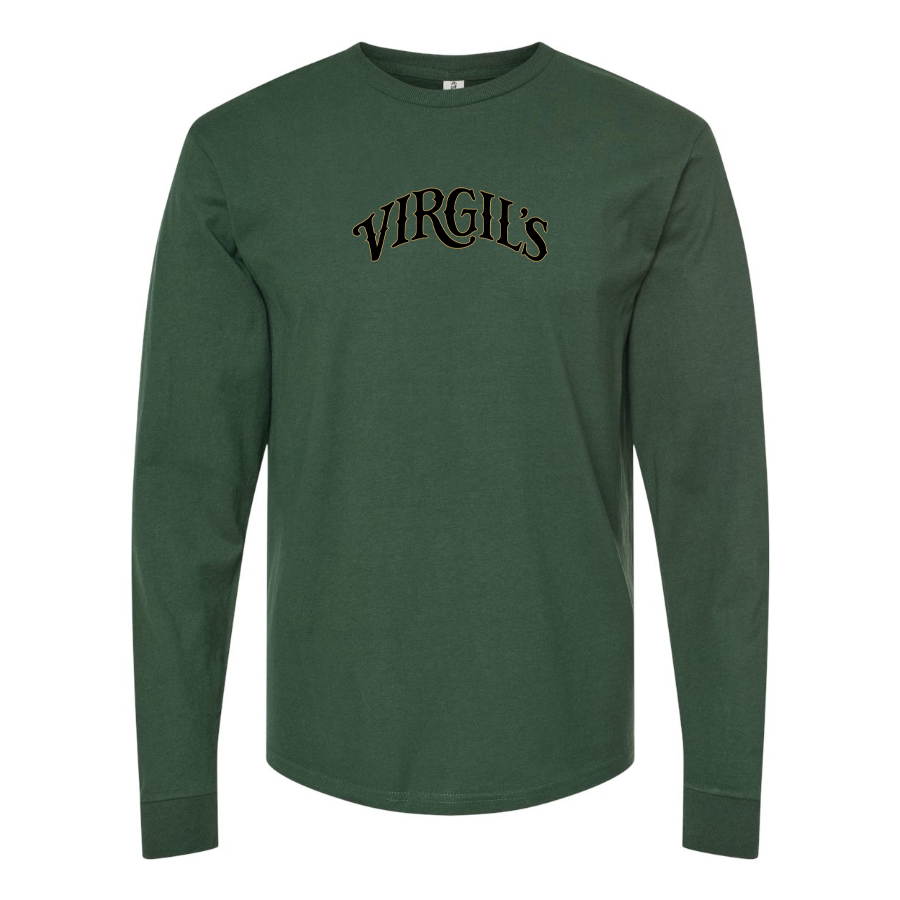 Men's Virgils Logo Cotton Long Sleeve T-Shirt