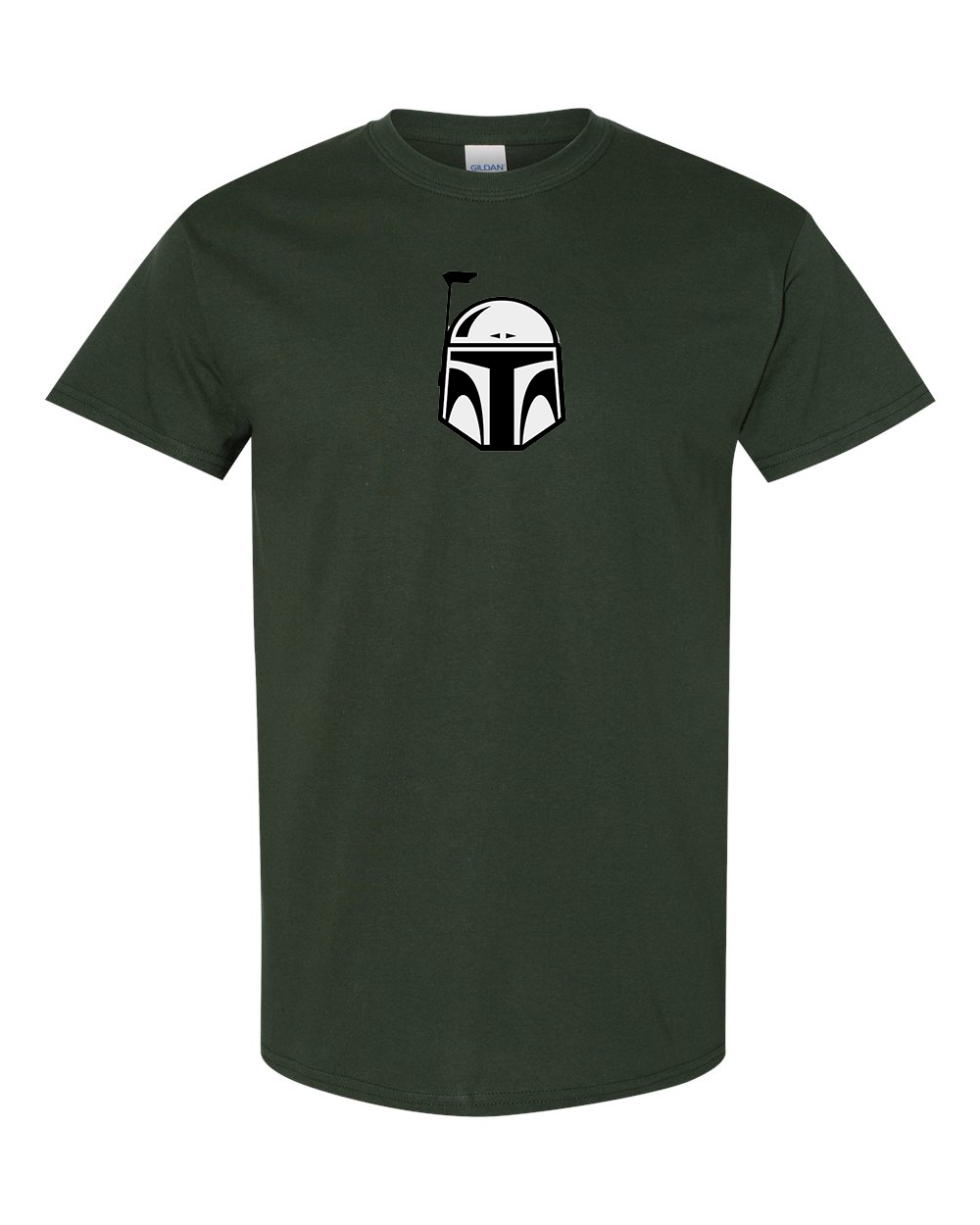 Men's Star Wars Boba Fett Helmet Gildan Heavy Cotton T-Shirt