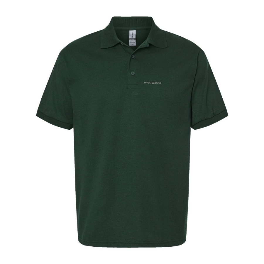 Men's WhatWears Logo Dry Blend Polo