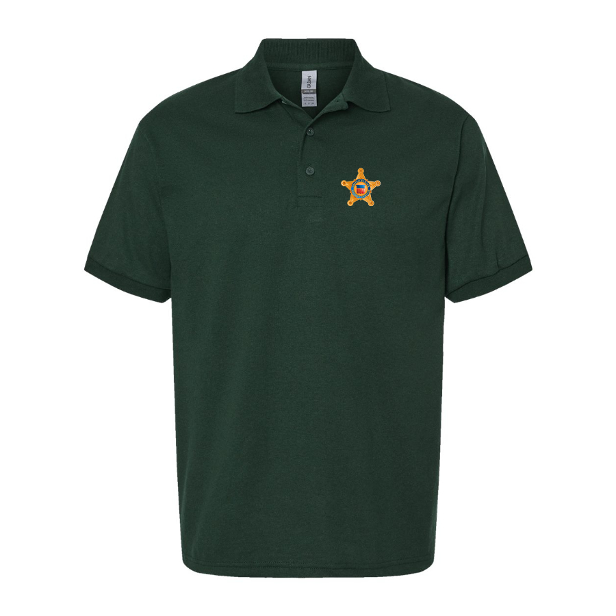 Men's Secret Service Star Logo Dry Blend Polo