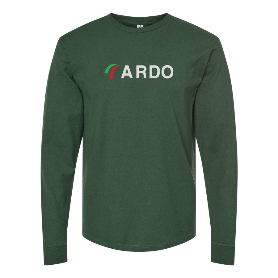 Men's Ardo Logo Cotton Long Sleeve T-Shirt