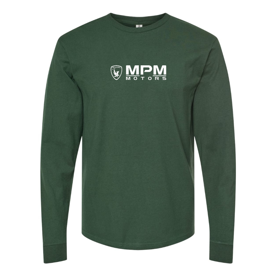 Men's MPM-Motors Logo Cotton Long Sleeve T-Shirt