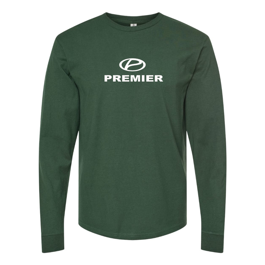 Men's Premier Logo Cotton Long Sleeve T-Shirt