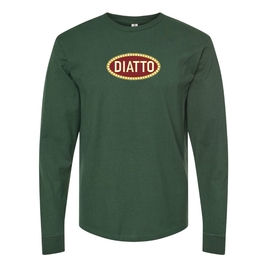 Men's Diatto Logo Cotton Long Sleeve T-Shirt