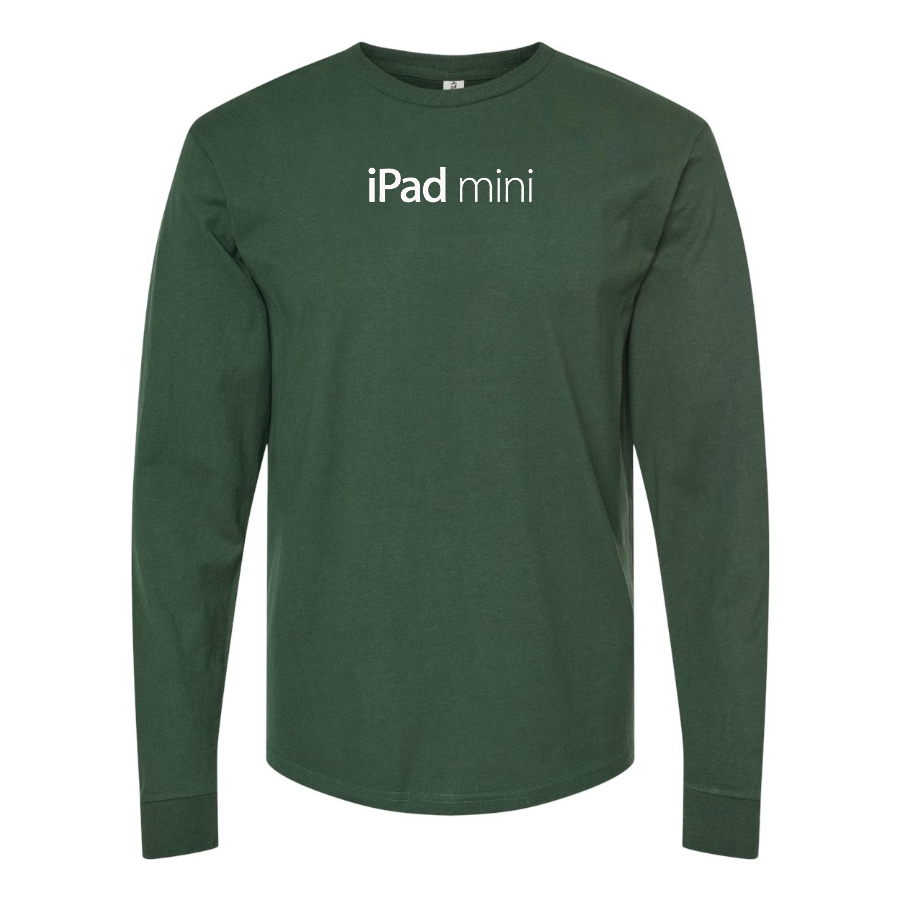 Men's iPad Mini Logo Cotton Long Sleeve T-Shirt
