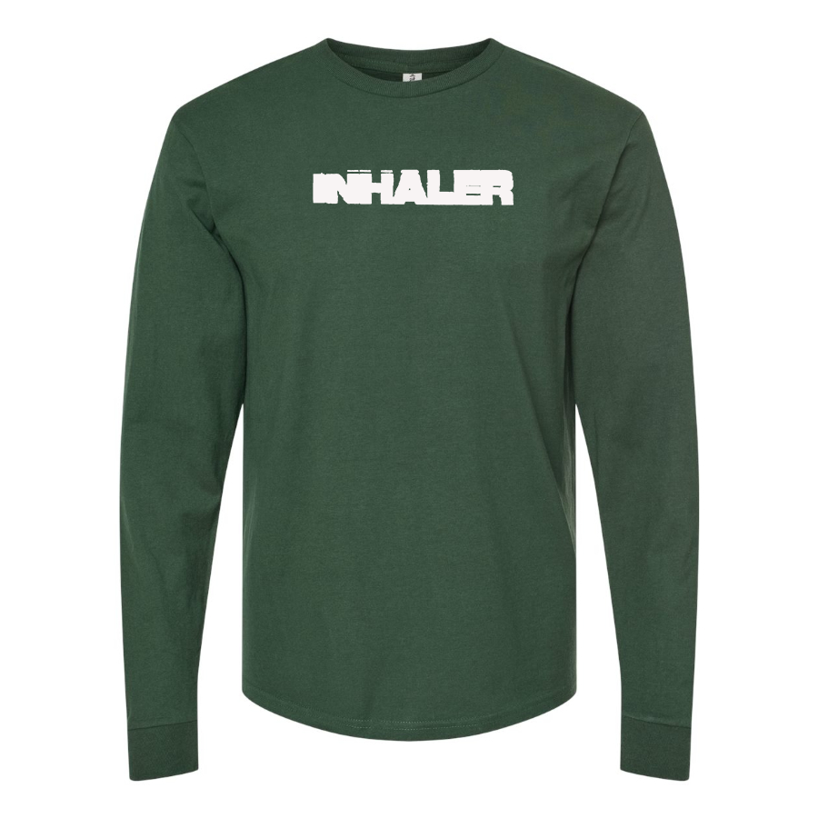 Men's Inhaler Logo Cotton Long Sleeve T-Shirt
