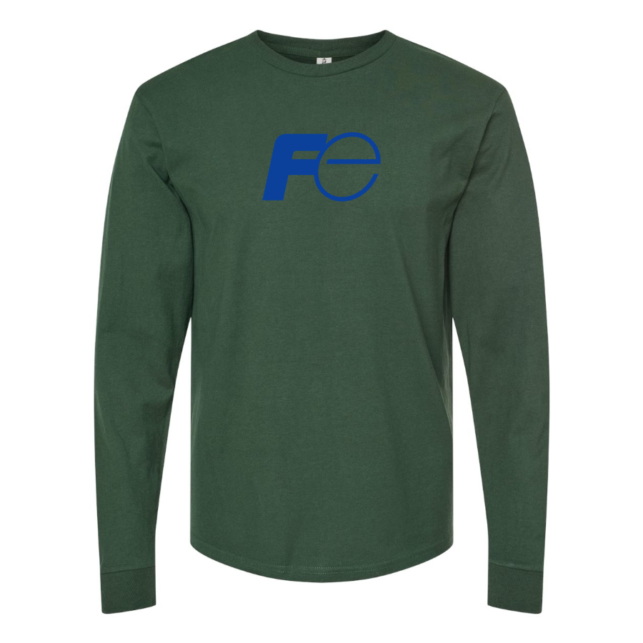Men's Fuji-Electric Logo Cotton Long Sleeve T-Shirt