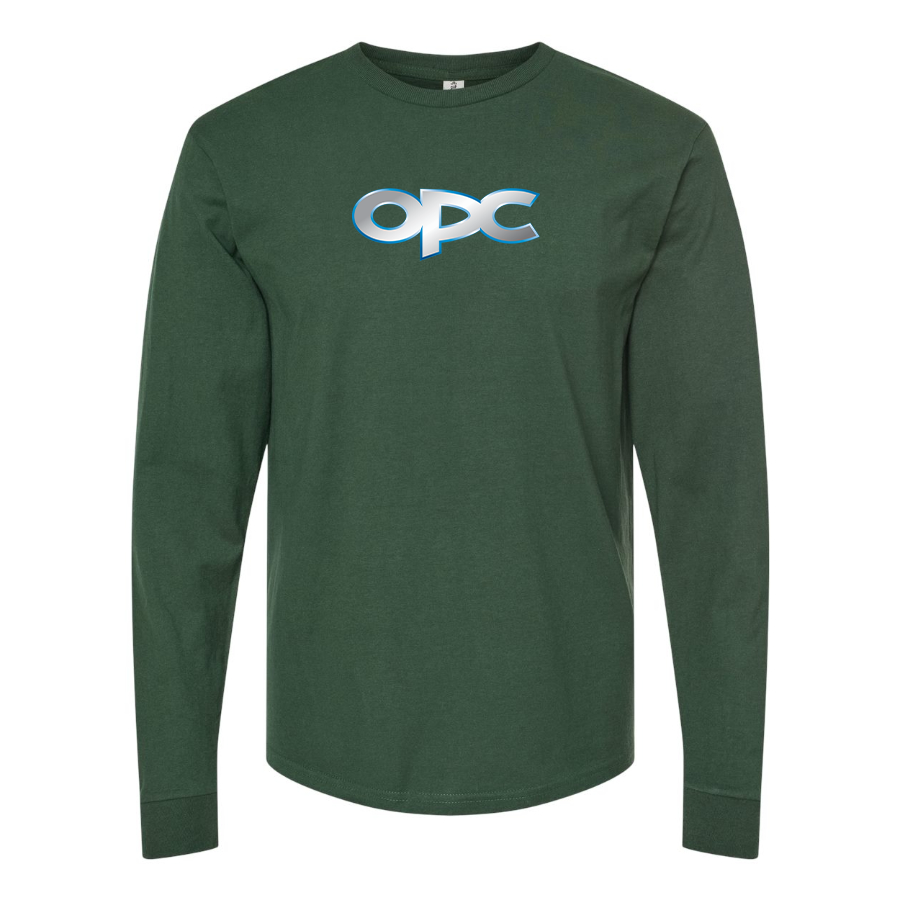 Men's Opel Performance Center Logo Cotton Long Sleeve T-Shirt